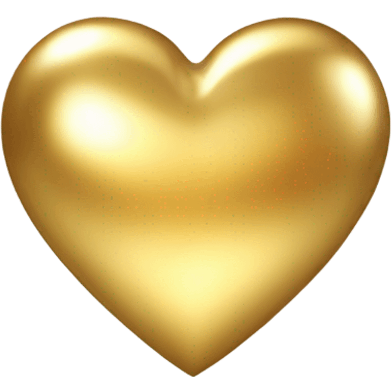 Gold heart emoji