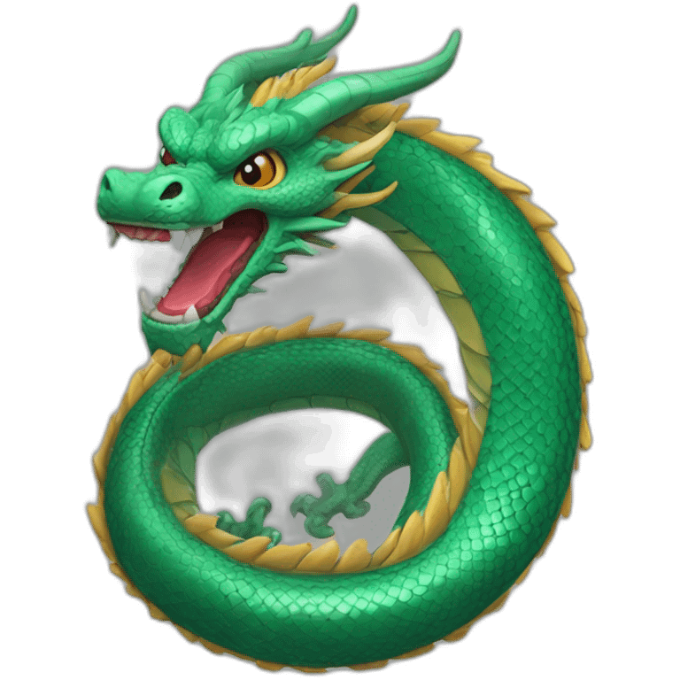 Chinese dragon Ouroboros emoji