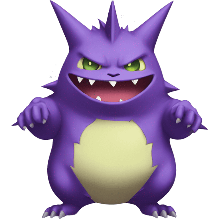  Gengar-Sableye-Genesect-Gliscor-Noibat-Fakemon Full body emoji