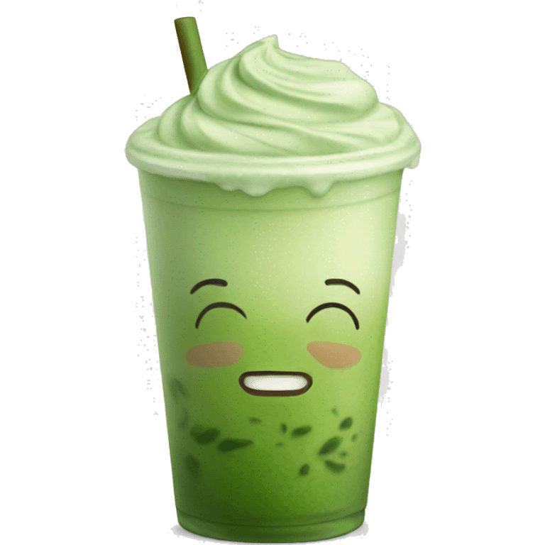 Iced Matcha Latte  emoji