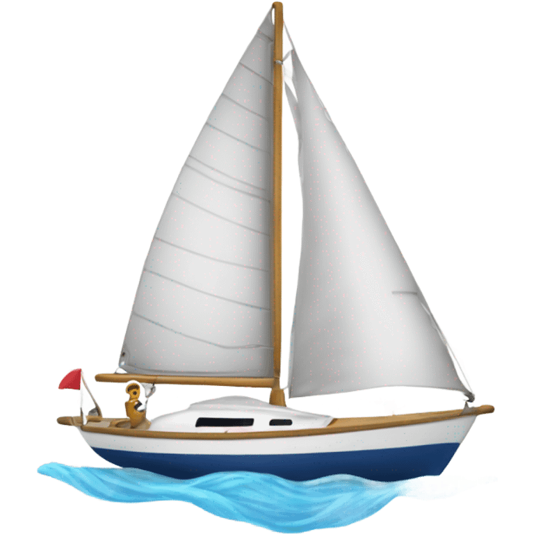 an ILCA sailboat emoji