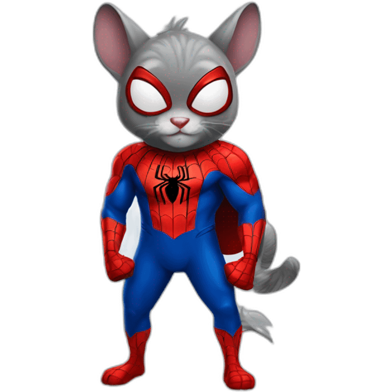 Chincilla spiderman emoji