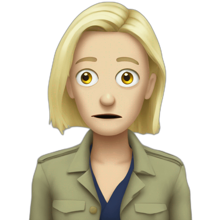 marine lepen zombie emoji