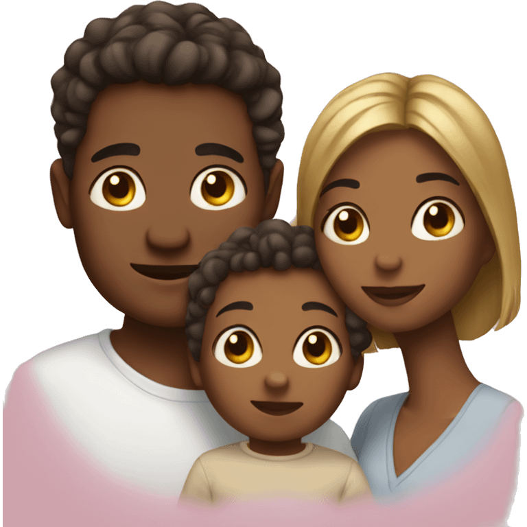 couple with a baby emoji