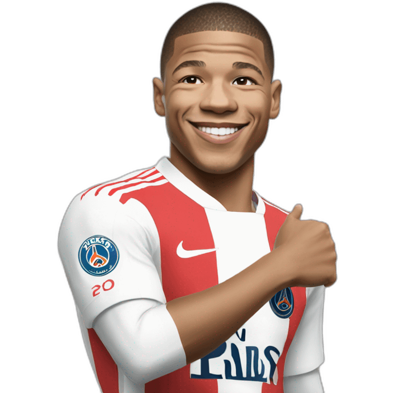 Mbappé how is smiling emoji