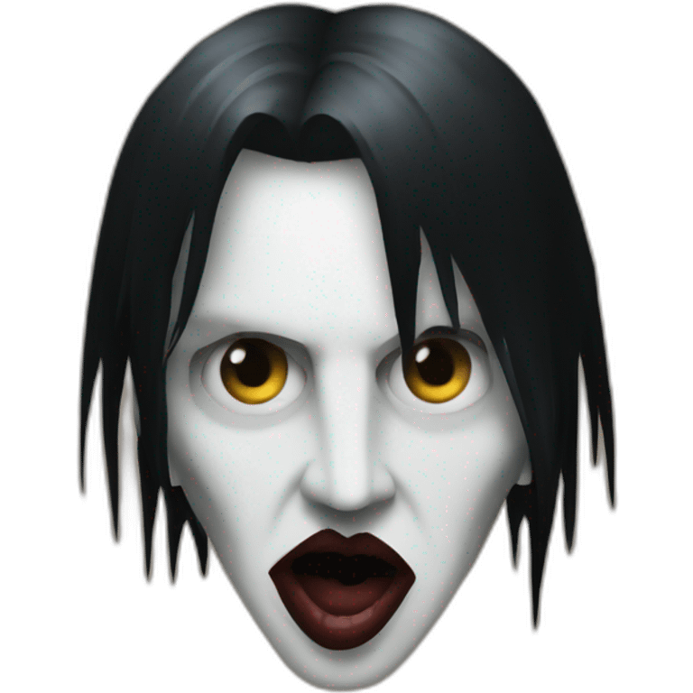 Marilyn manson metal music emoji