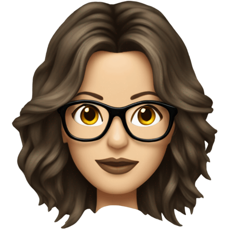 Kate Beckinsale with glasses  emoji