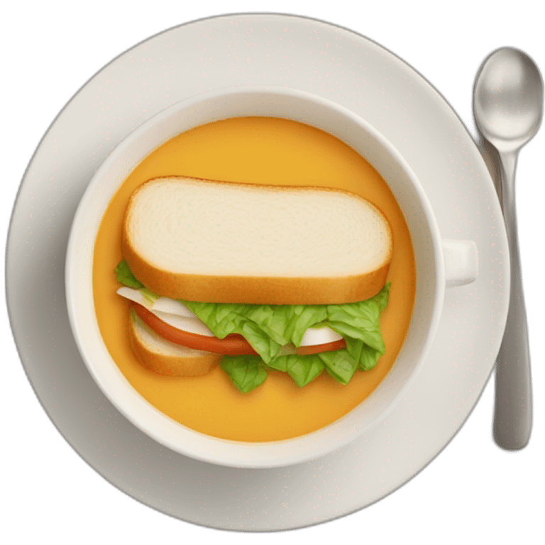 soup sandwich emoji