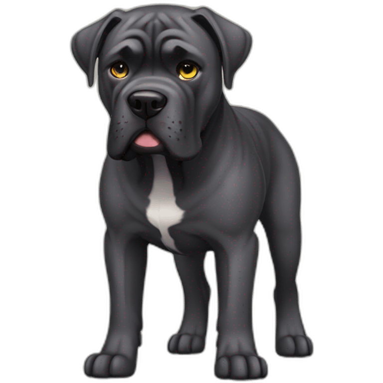 Dog Cane Corso full body emoji