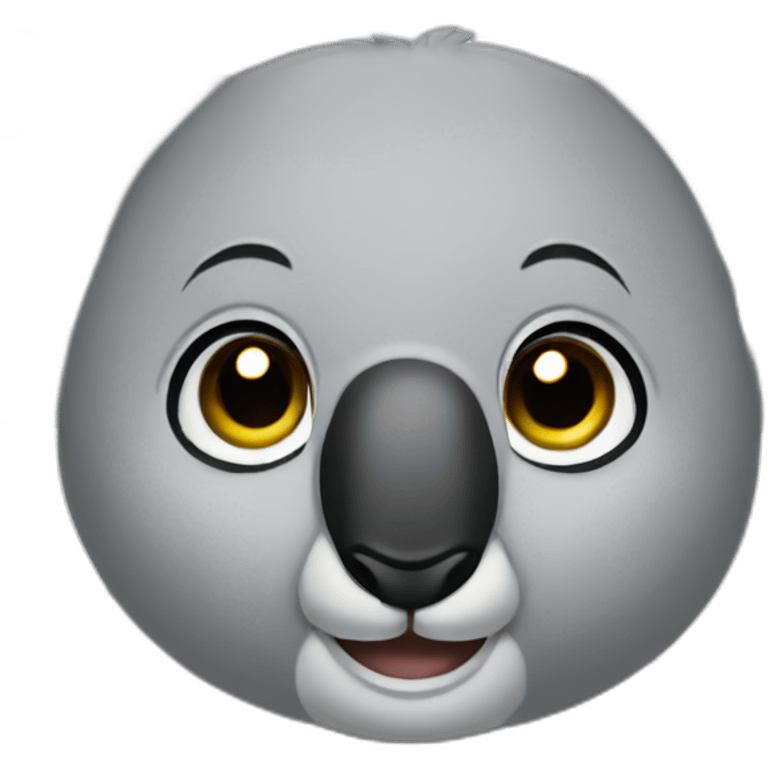 koala guiñando el ojo emoji