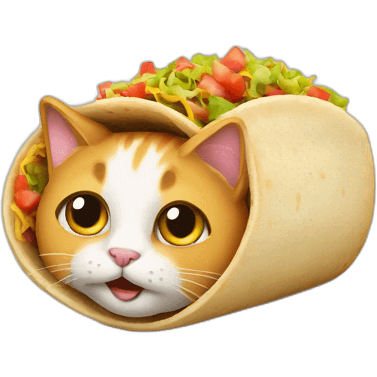 cat taco emoji