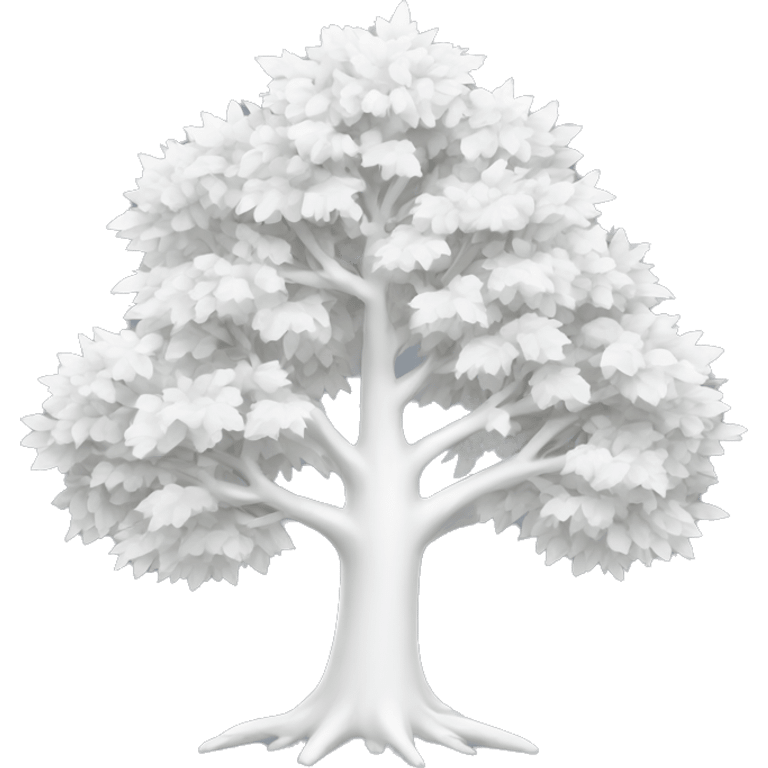 white tree emoji