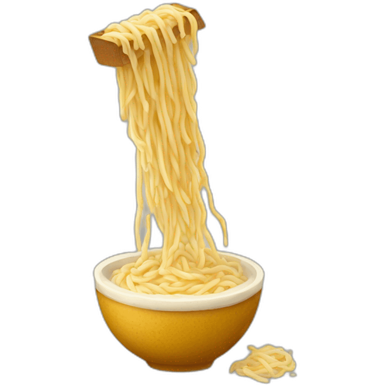 Cacio e pepe isometric emoji