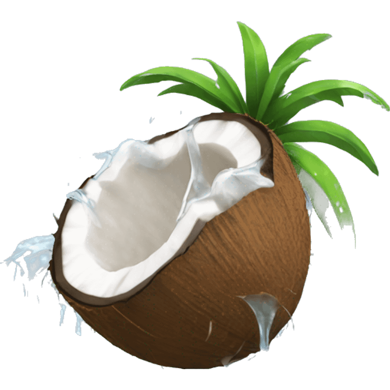 coconut rain emoji