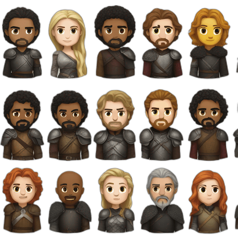 Game of thrones emoji