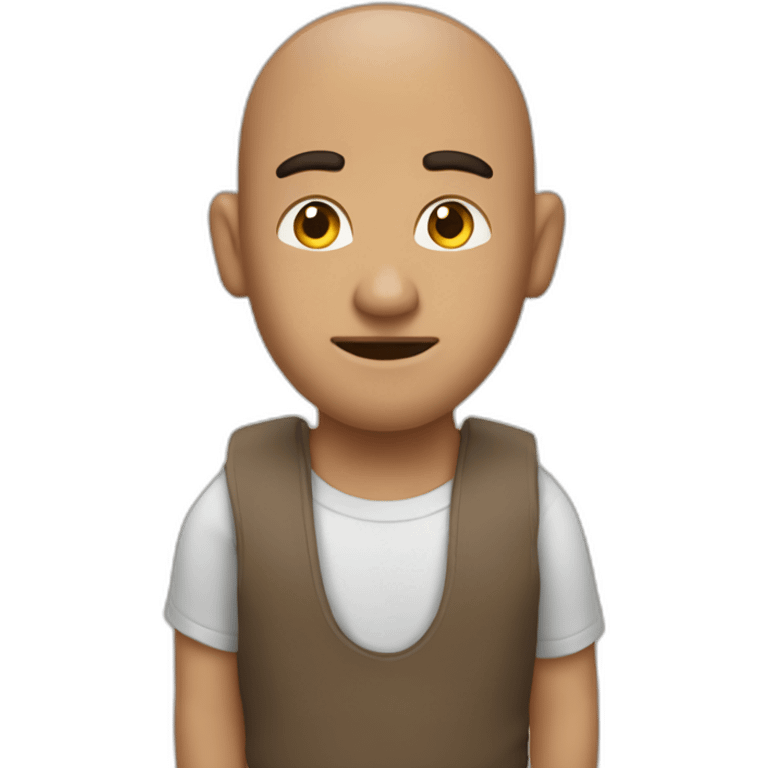 Un mec brun qui toise emoji