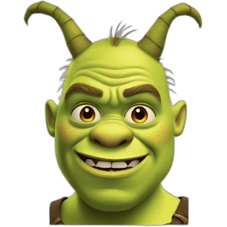 Shrek mad emoji