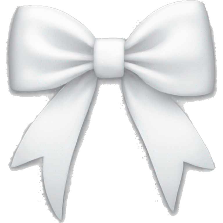 white bow emoji