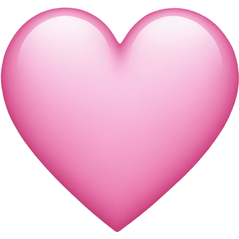 Transparent pink heart emoji