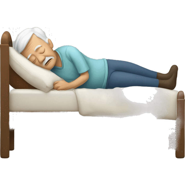 Old person sleeping emoji