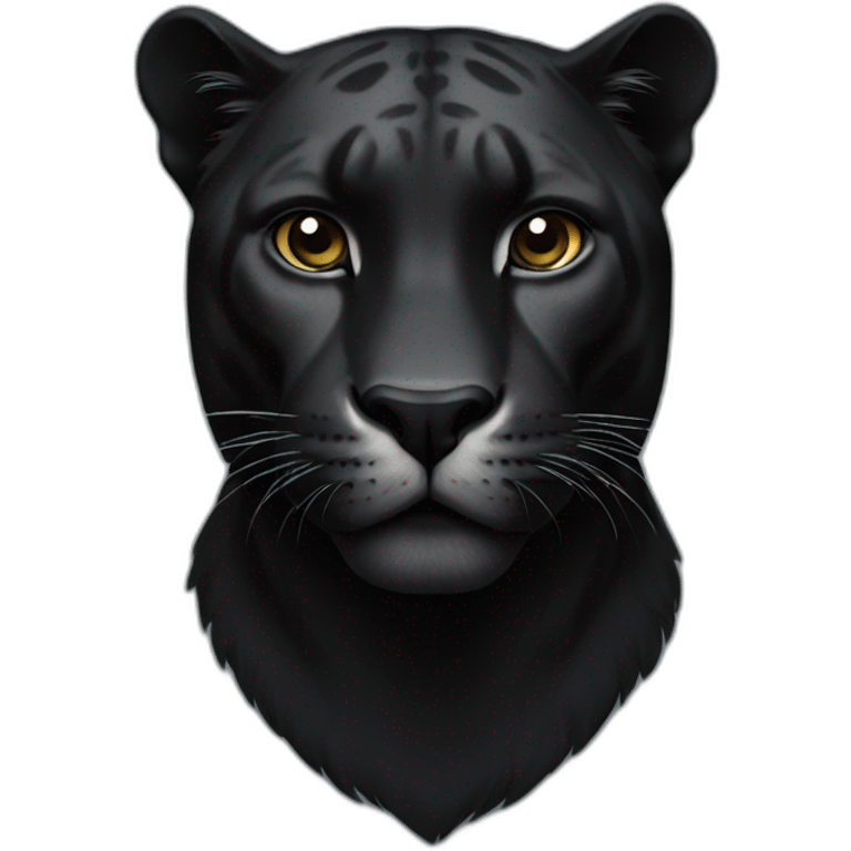 Black panthera emoji