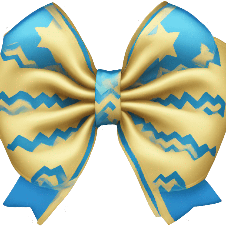 blue cheer bow  emoji