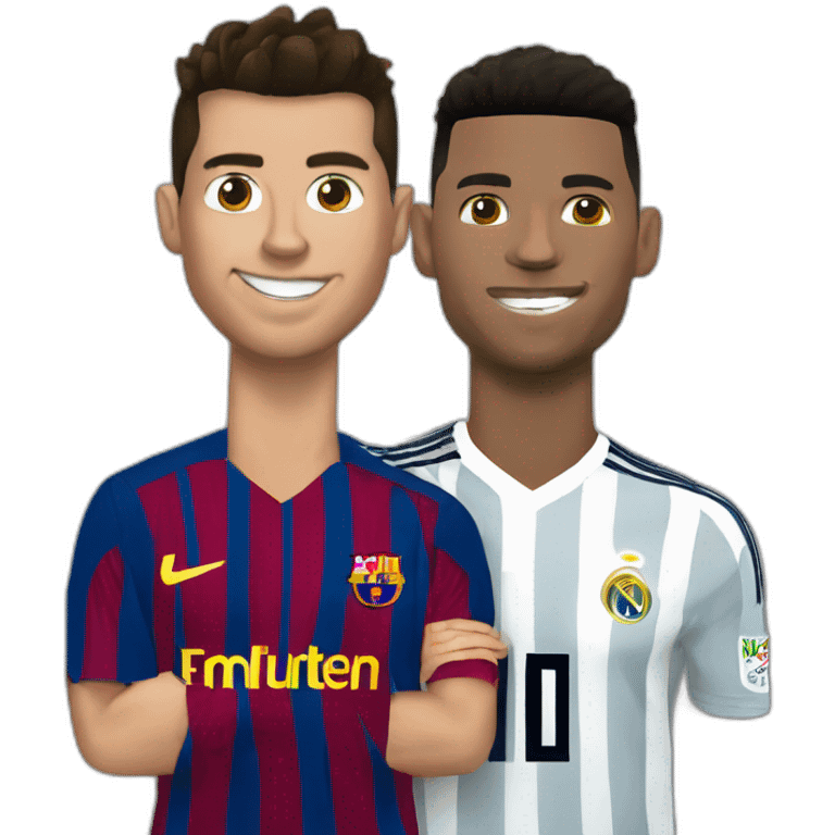 Ronaldo sur Messi  emoji