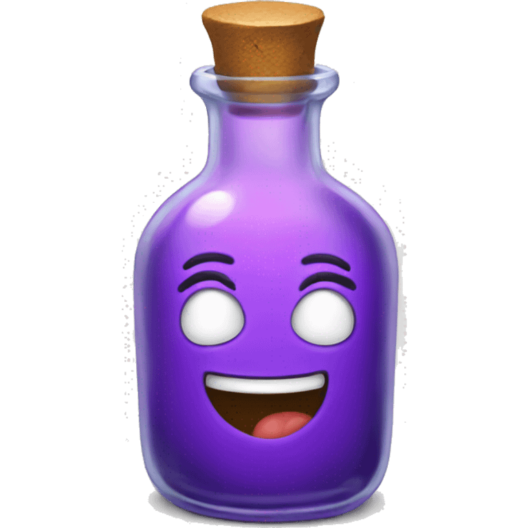 magical potion with great laugh emoji