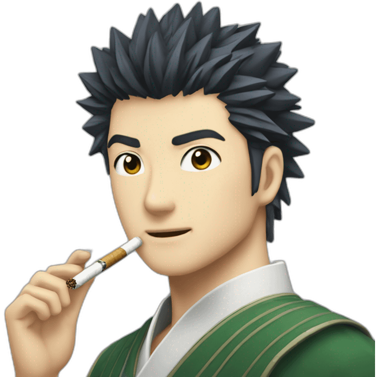 hijikata toushirou cigarette emoji