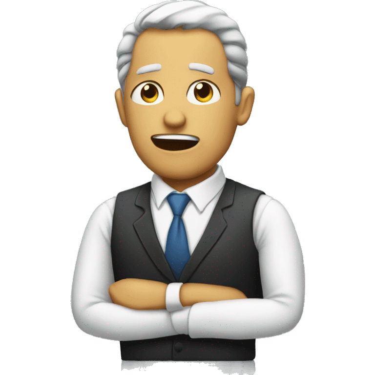 Boss being annoying emoji