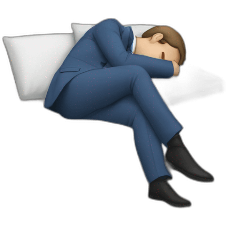 Macron sleep emoji