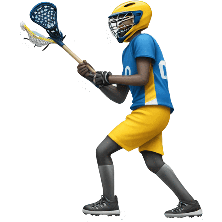 person doing Field lacrosse emoji