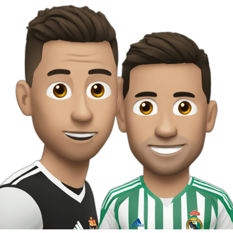 Ronaldo messi emoji