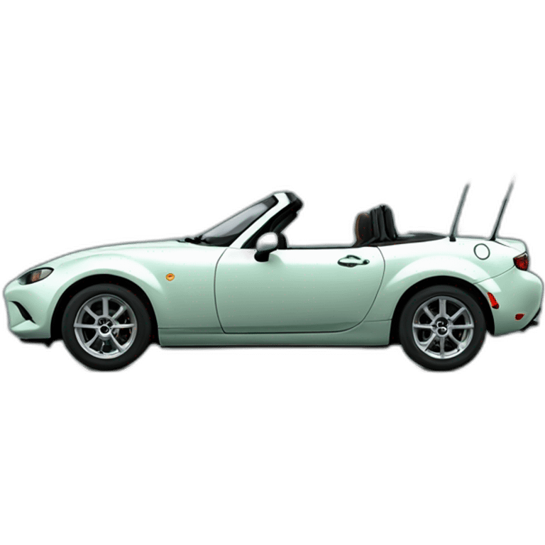 Mazda mx5 verte profil emoji