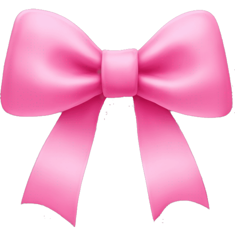 the pink bow but make it red emoji