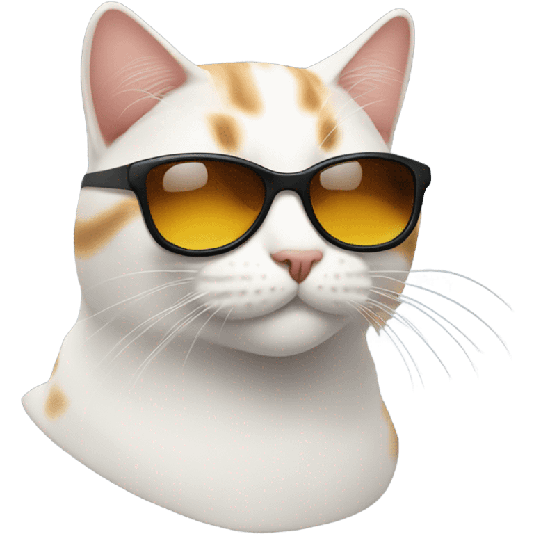 Cat with sunglas!ses emoji