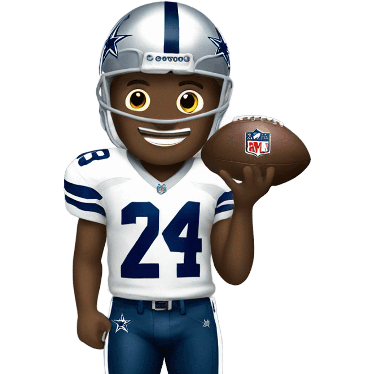 Dallas cowboys with Super Bowl trophy emoji