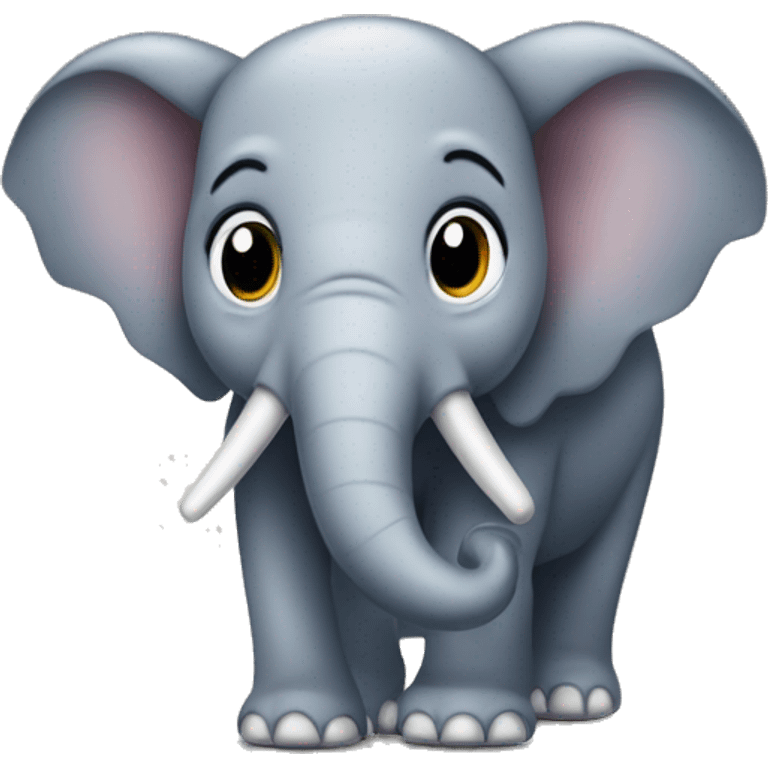 elefante encima de un ratón  emoji