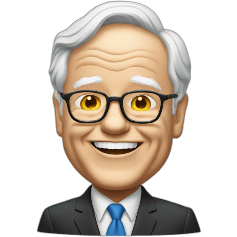 warren buffet happy emoji