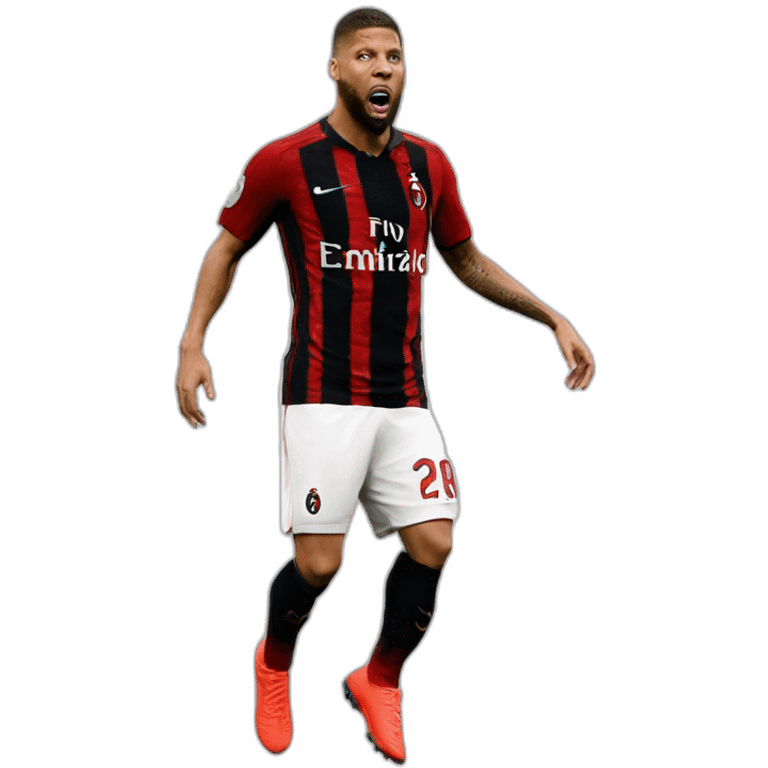 giroud AC milan vs mbappe PSG emoji