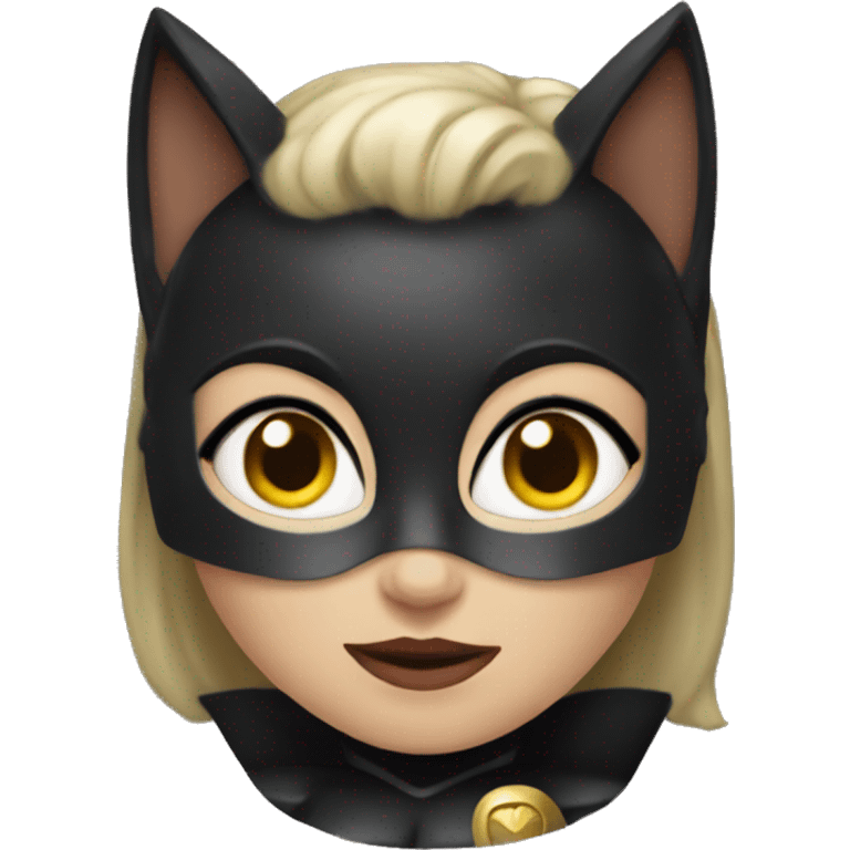 female cat as batman wife  emoji