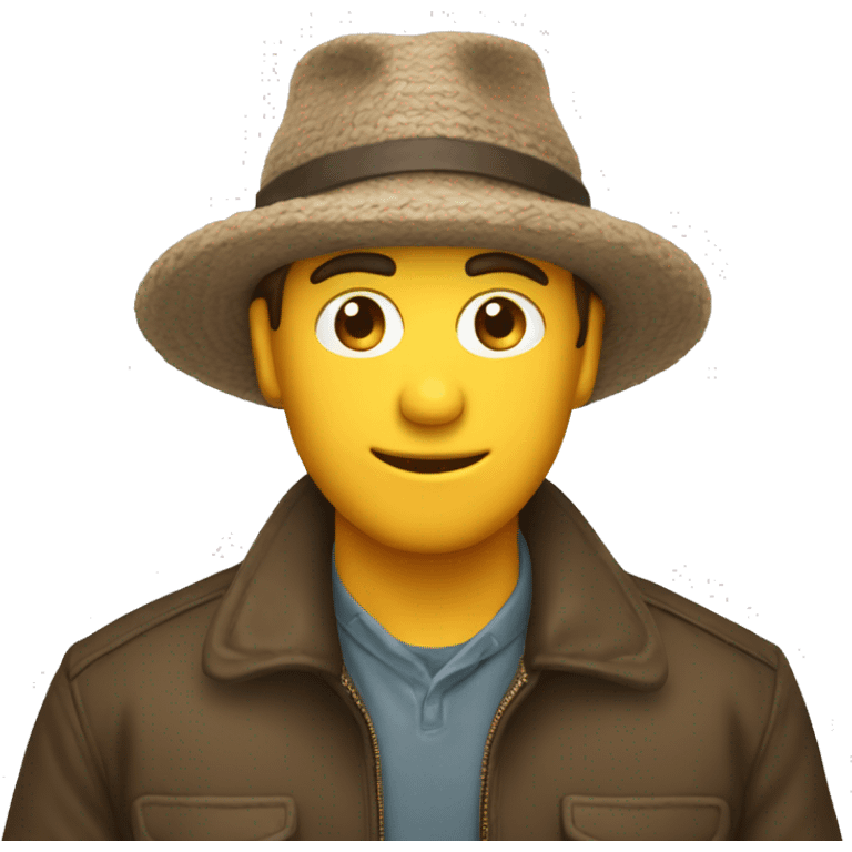 john karony with wool fisher hat emoji