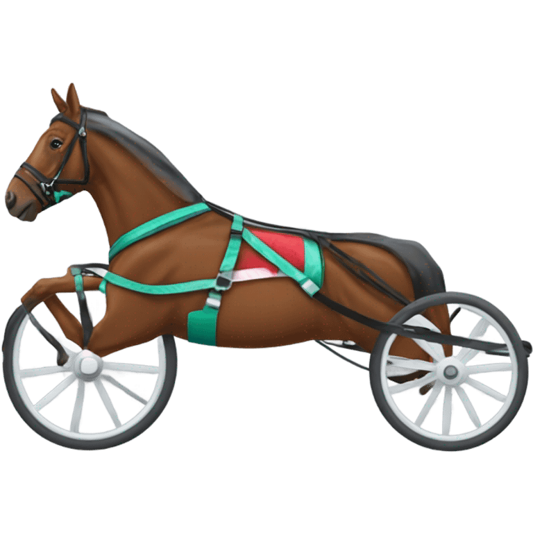 harness racecart emoji