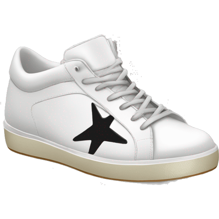 Golden goose sneaker white emoji