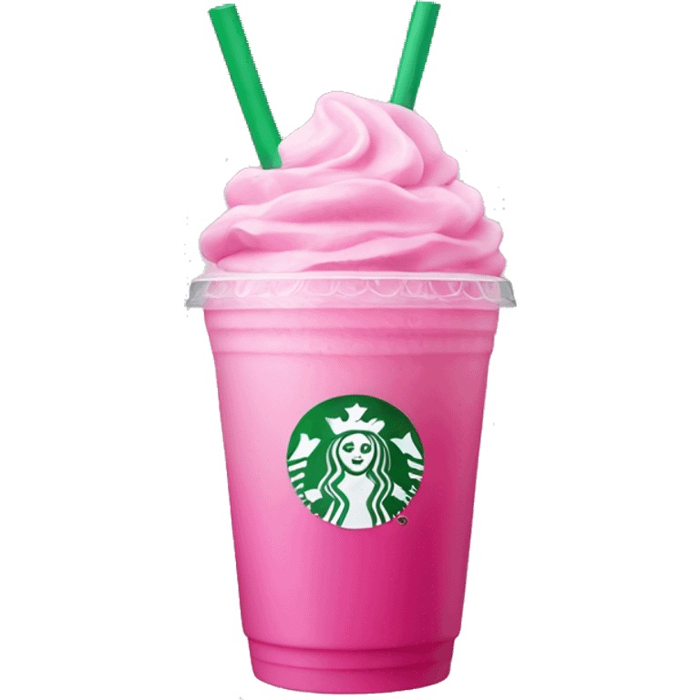 Pink drink Starbucks emoji