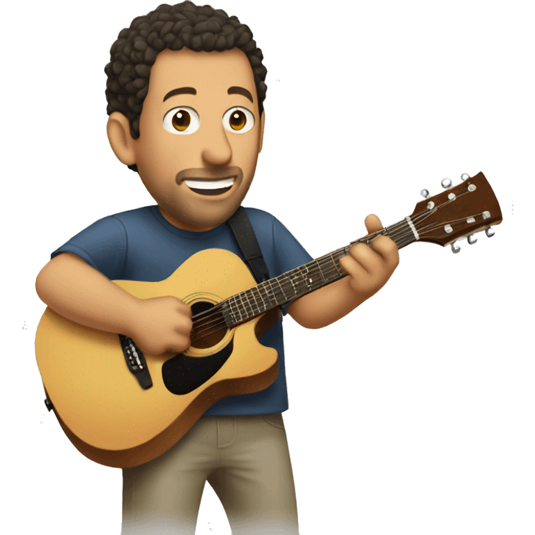 adam sandler playing guitar emoji