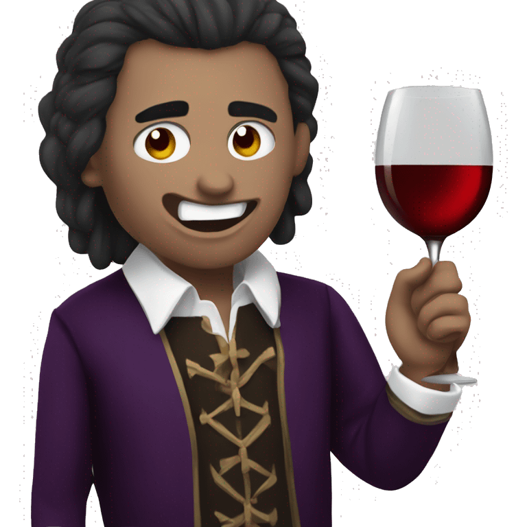 vampire + wine emoji