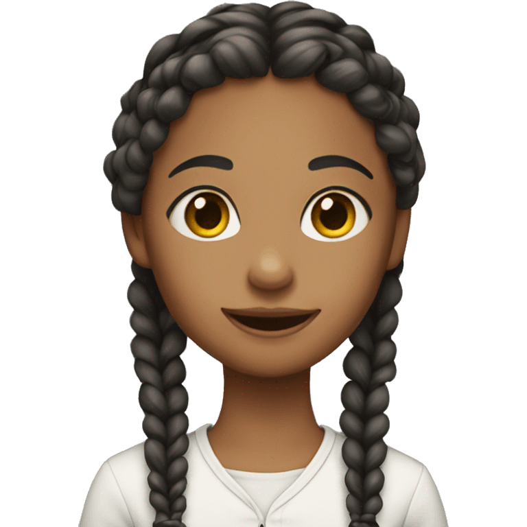 Girl with braids emoji