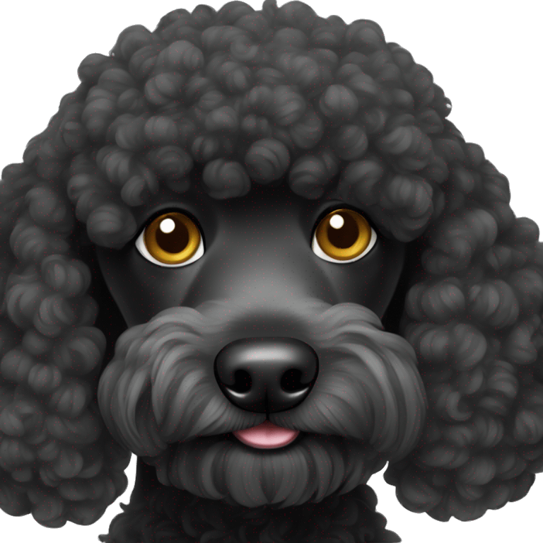 black poodle emoji