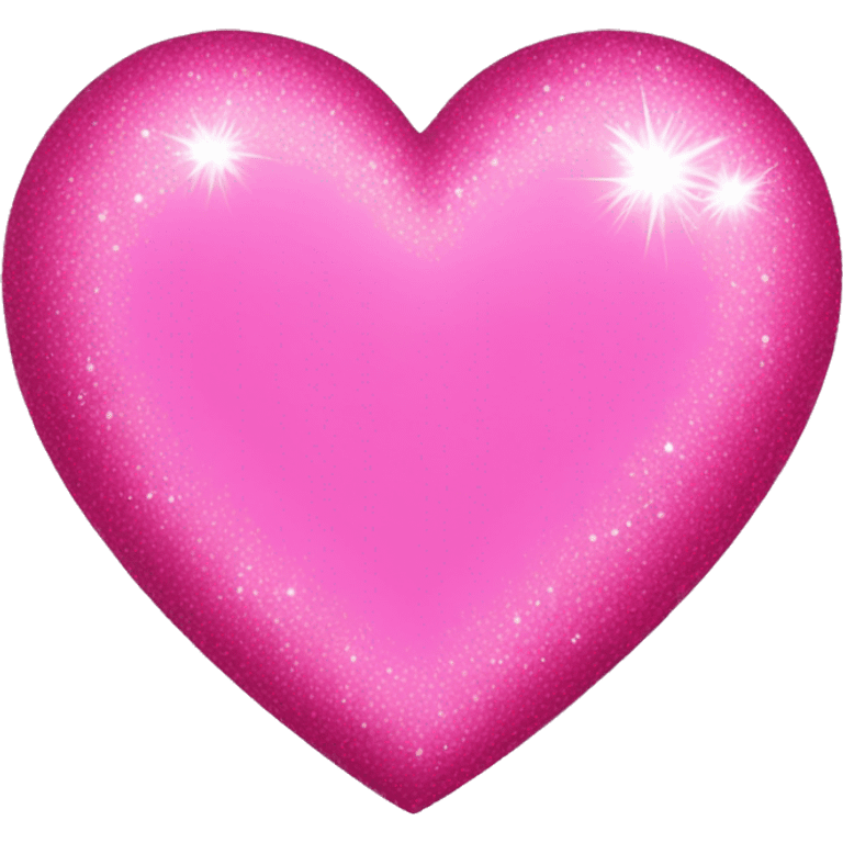 pink sparkly heart  emoji